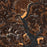 Jonestown Texas Map Print in Ember Style Zoomed In Close Up Showing Details