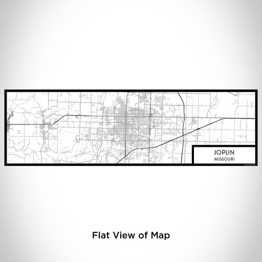 Flat View of Map Custom Joplin Missouri Map Enamel Mug in Classic