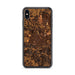 Custom iPhone XS Max Joplin Missouri Map Phone Case in Ember