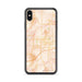 Custom iPhone XS Max Joplin Missouri Map Phone Case in Watercolor