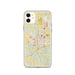 Custom iPhone 11 Joplin Missouri Map Phone Case in Woodblock