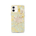 Custom iPhone 12 Joplin Missouri Map Phone Case in Woodblock