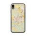 Custom iPhone XR Joplin Missouri Map Phone Case in Woodblock
