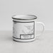 Right View Custom Joshua Tree National Park Map Enamel Mug in Classic