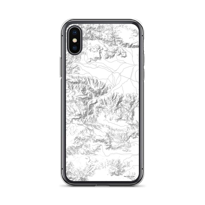Custom Joshua Tree National Park Map Phone Case in Classic
