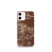 Custom Joshua Tree National Park Map iPhone 12 mini Phone Case in Ember