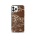 Custom Joshua Tree National Park Map iPhone 12 Pro Phone Case in Ember