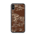 Custom Joshua Tree National Park Map Phone Case in Ember