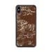 Custom Joshua Tree National Park Map Phone Case in Ember