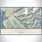 Juneau Alaska Map Print Landscape Orientation in Woodblock Style With Shaded Background