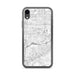 Custom iPhone XR Jurupa Valley California Map Phone Case in Classic