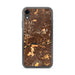 Custom iPhone XR Jurupa Valley California Map Phone Case in Ember