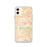 Custom iPhone 11 Jurupa Valley California Map Phone Case in Watercolor