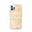 Custom iPhone 12 Pro Jurupa Valley California Map Phone Case in Watercolor