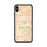 Custom iPhone XS Max Jurupa Valley California Map Phone Case in Watercolor