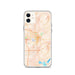 Custom Kalamazoo Michigan Map Phone Case in Watercolor