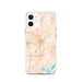 Custom Kalamazoo Michigan Map iPhone 12 Phone Case in Watercolor