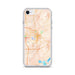 Custom Kalamazoo Michigan Map iPhone SE Phone Case in Watercolor