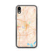 Custom Kalamazoo Michigan Map Phone Case in Watercolor