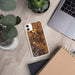 Custom Kalispell Montana Map Phone Case in Ember