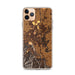 Custom Kalispell Montana Map Phone Case in Ember