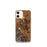 Custom Kalispell Montana Map iPhone 12 mini Phone Case in Ember