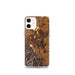 Custom Kalispell Montana Map iPhone 12 mini Phone Case in Ember