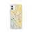 Custom Kalispell Montana Map Phone Case in Woodblock