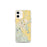Custom Kalispell Montana Map iPhone 12 mini Phone Case in Woodblock