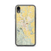 Custom Kalispell Montana Map Phone Case in Woodblock