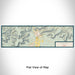 Flat View of Map Custom Kanab Utah Map Enamel Mug in Woodblock