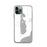 Custom iPhone 11 Pro Kangaroo Lake Wisconsin Map Phone Case in Classic