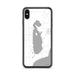 Custom iPhone XS Max Kangaroo Lake Wisconsin Map Phone Case in Classic