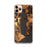 Custom iPhone 11 Pro Max Kangaroo Lake Wisconsin Map Phone Case in Ember