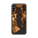Custom iPhone X/XS Kangaroo Lake Wisconsin Map Phone Case in Ember