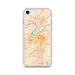 Custom Kansas City Missouri Map iPhone SE Phone Case in Watercolor
