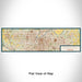Flat View of Map Custom Kansas City Missouri Map Enamel Mug in Woodblock