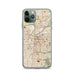 Custom Kansas City Missouri Map Phone Case in Woodblock