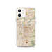Custom Kansas City Missouri Map iPhone 12 Phone Case in Woodblock