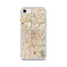 Custom Kansas City Missouri Map iPhone SE Phone Case in Woodblock