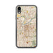 Custom Kansas City Missouri Map Phone Case in Woodblock