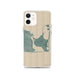 Custom iPhone 12 Katama Bay Massachusetts Map Phone Case in Afternoon