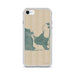 Custom iPhone SE Katama Bay Massachusetts Map Phone Case in Afternoon