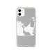 Custom iPhone 11 Katama Bay Massachusetts Map Phone Case in Classic
