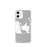 Custom iPhone 12 mini Katama Bay Massachusetts Map Phone Case in Classic