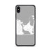 Custom iPhone XS Max Katama Bay Massachusetts Map Phone Case in Classic