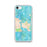 Custom iPhone SE Katama Bay Massachusetts Map Phone Case in Watercolor