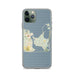 Custom iPhone 11 Pro Katama Bay Massachusetts Map Phone Case in Woodblock