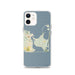 Custom iPhone 12 Katama Bay Massachusetts Map Phone Case in Woodblock