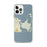 Custom iPhone 12 Pro Max Katama Bay Massachusetts Map Phone Case in Woodblock